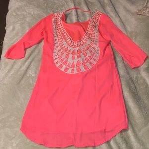 Coral Dainty Hooligan dress